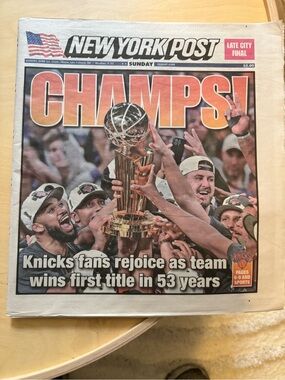 CHAMPS - Gold cover printed edition limited number available